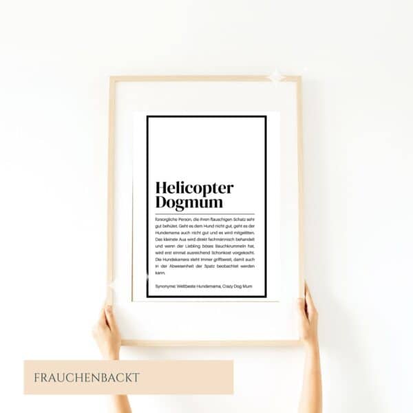 Definitionsposter Helicopterdogmum