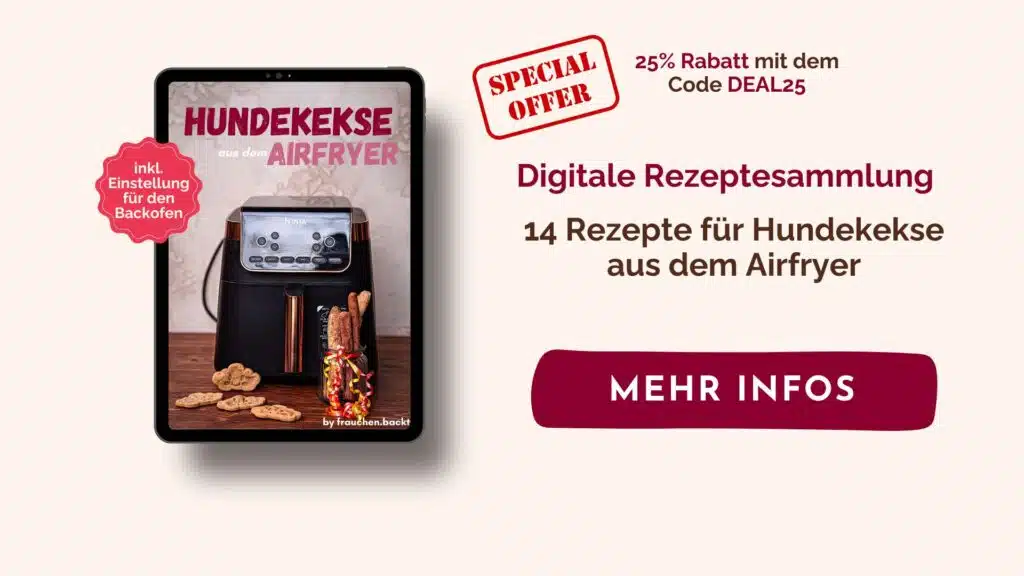 Hundekekse aus dem Airfryer